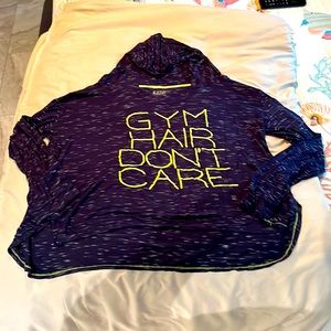 Gym Hair Don’t Care workout pullover